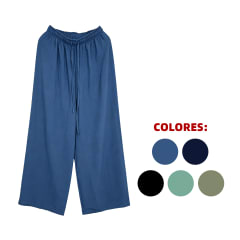 PANTALON  PIERNA ANCHA LISO M-L/L-XL/XL-XXL