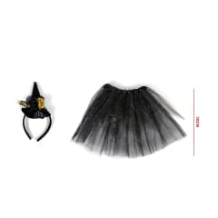 DISFRAZ BRUJA NIÑA 2 PCS
