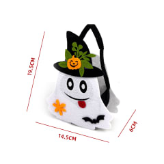 BOLSA DULCES HALLOWEEN FANTASMA PAÑOLENCI 14.5X6X19.5CM