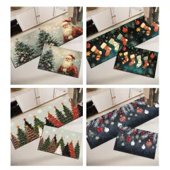 SET ALFOMBRAS NAVIDEÑAS 40X60 + 40X120CM