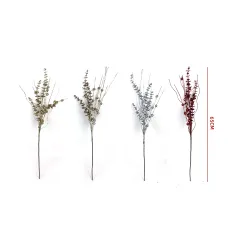 RAMA GLITTER NAVIDAD 65CM