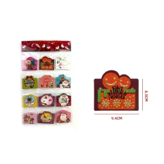 TARJETITAS NAVIDAD REGALO 9.4X8.5CM