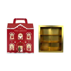 CAJA NAVIDEÑA SORPRESA 23*27*5CM