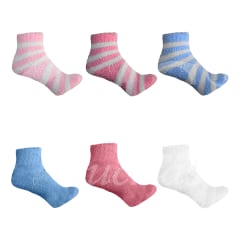 CALCETINES DE BEBE CORTE TOBILLO COLOR SURTIDO | 12 UNID