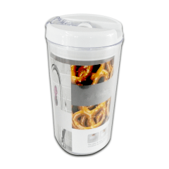 CONTENEDOR DE ALMACENAMIENTO ACRILICO REDONDO 1700ML