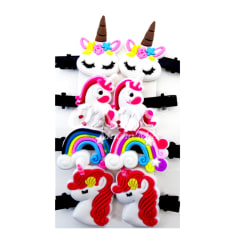 SET DE PINCHES PARA NIÑA UNICORNIOS