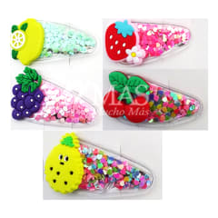 SET DE PINCHES PARA NIÑA FRUTAS