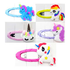 SET DE PINCHES PARA NIÑA UNICORNIO