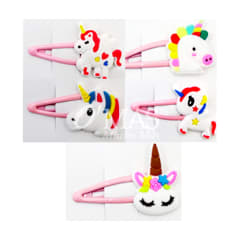 SET DE PINCHES PARA NIÑA  VARIOS UNICORNIOS