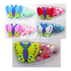 SET DE PINCHES PARA NIÑA MARIPOSA