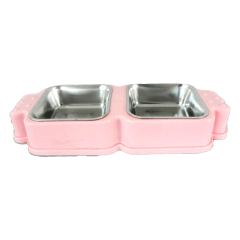 Pocillo acero inoxidabale para mascota 33*11*5cm