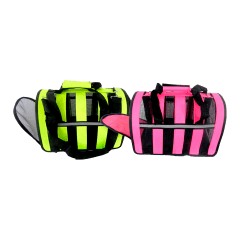 BOLSO TRANSPORTE PARA MASCOTA CON ABERTURAS 35X22X25CM | 12 UNID