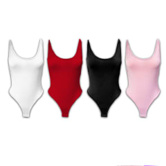 BODY FIBRA BAMBÚ CON LISO| 12 UNI