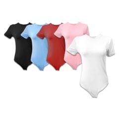 BODY LISO MANGA CORTA