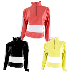 POLERON DE MUJER CUELLO ALTO LINEA BLANCA  LISO | 12 UNID