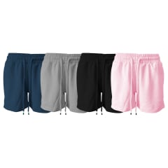 SHORT DE MUJER LISO CON BOLSILLO