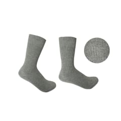 CALCETINES ESCOLAR CORTO GRIS ACRILICO TALLA 9-10 | 12 UNID