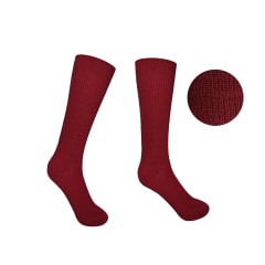 CALCETINES ESCOLAR LARGA BURDEO ACRILICO TALLA 7-8 | 12 UNID