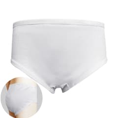 CALZON JUVENIL NIÑA ALGODÓN BLANCA
