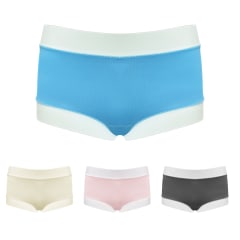 CALZON DE MUJER BORDES COLOR BLANCO | 12 UNID