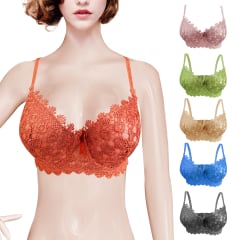 SOSTEN DE MUJER COLOR LISO CON ENCAJE EN LOS BORDES | 12 UNID