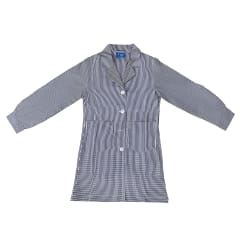 DELANTAL ESCOLAR CUADROS POLIAMIDA TALLA 14/16/S-M | 12 UNID