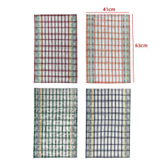 PAÑO DE COCINA CUADRILLE CON BORDES 41X63CM