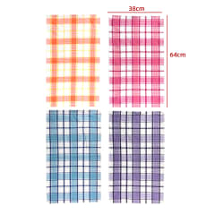 PAÑO COCINA CUADRILLÉ 38X64CM