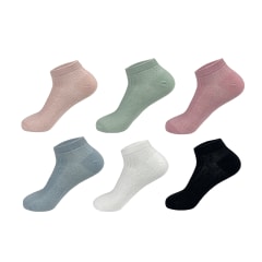 CALCETINES DE MUJER CORTE TOBILLO  DISEÑO ROMBOS