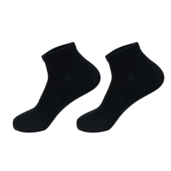 CALCETINES DE MUJER TOBILLO NEGRO ALGODÓN