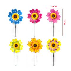 REMOLINO DE VIENTO FLOR MULTICOLOR 36X72CM