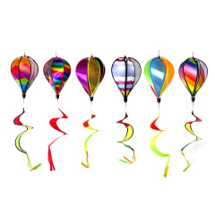 REMOLINO DE VIENTO GLOBO AEROSTATICO MULTICOLOR 10 CM DIAMETRO