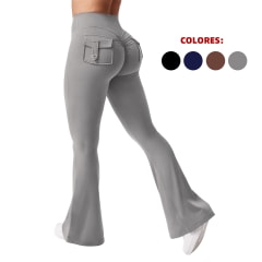 PANTALON DEPORTIVO MUJER CON PUSH UP TRASERO T BOLSILLO TRASEROS M-L-XL-2XL