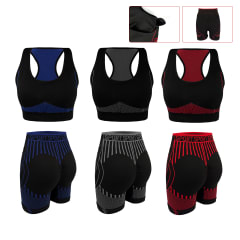 Conjunto Deportivo Mujer Peto Calza Corta