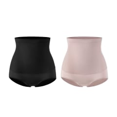 CALZON TIRO ALTO MICROFIBRA CONTENCION ABDOMINAL SIN COSTURAS MUJER XL-2XL