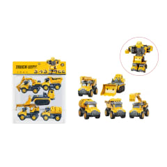 ROBOT TRANSFORMABLE 5 PIEZAS 30X36CM