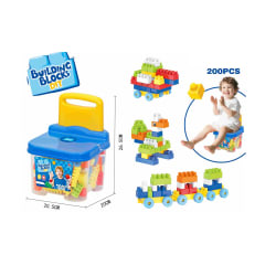 BLOQUES DIDÁCTICOS NIÑO 200 PCS