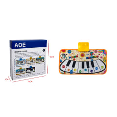 PIANO MUSICAL INFANTIL DIDACTICO CON SONIDO 16X16X5CM