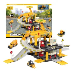 SET ESTACIONAMIENTO INFANTIL CON VEHICULOS 58PCS
