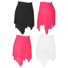 FALDA LOLA CORTA DE MALLA LISO