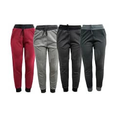 PANTALON DE MUJER BUZO CINTURA CON CORDONES AJUSTABLE Y PUÑO EN TOBILLO