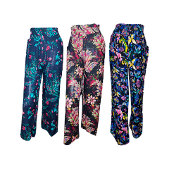 PANTALON DE MUJER PALAZZO CON DISEÑO | 12 UNID