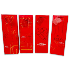 BOLSA DE REGALO CON DISEÑO 12.5X8.5X36CM | 12 UNID