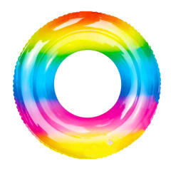 FLOTADOR INFLABLE MULTICOLOR ANILLO 70CM