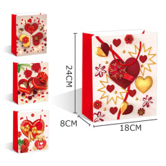 BOLSA DE REGALO 18X8X24 CORAZONES Y ROSAS