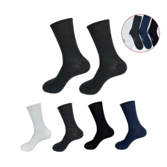 CALCETINES DE HOMBRE CORTE MEDIO LISO BAMBU  | 12 UNID