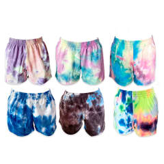 SHORT DE MUJER DISEÑO TIE DYE CON  BOLSILLO