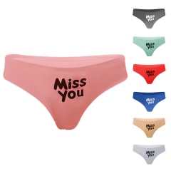 COLALESS DE MUJER ESTAMPADO MISS YOU | 12 UNID