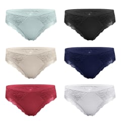 CALZON DE MUJER LOLA CON ENCAJE 12 UNID