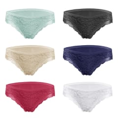 CALZON DE MUJER LOLA BORDE CON ENCAJE  |12 UNID